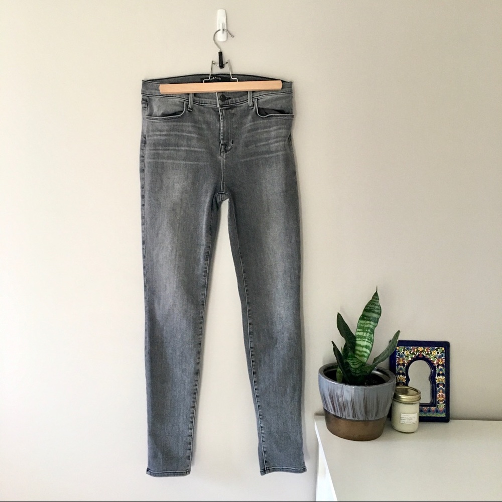J Brand | “Maria” high-rise skinny jeans, 28”
